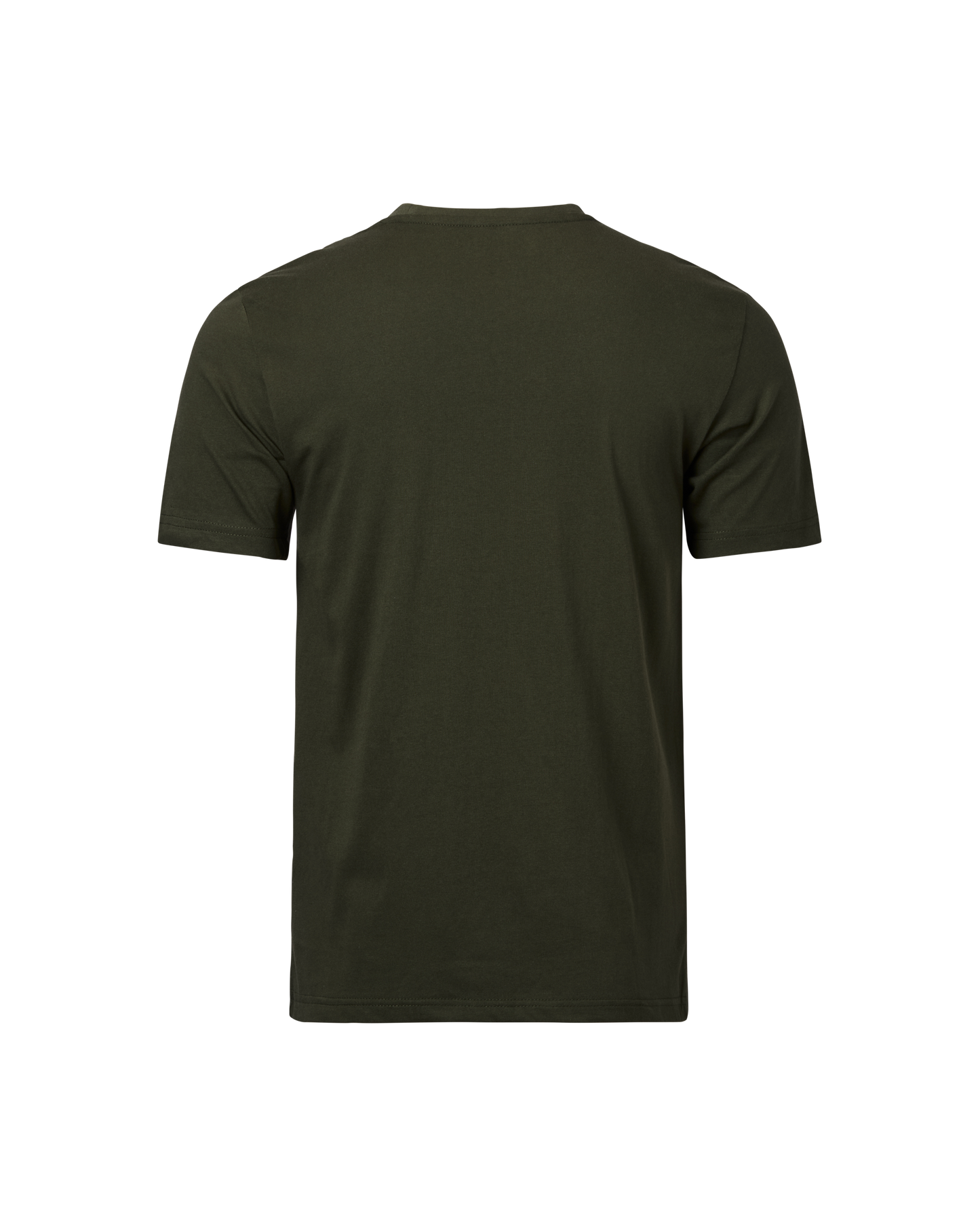 Crew Neck Tee Shirt - Khaki