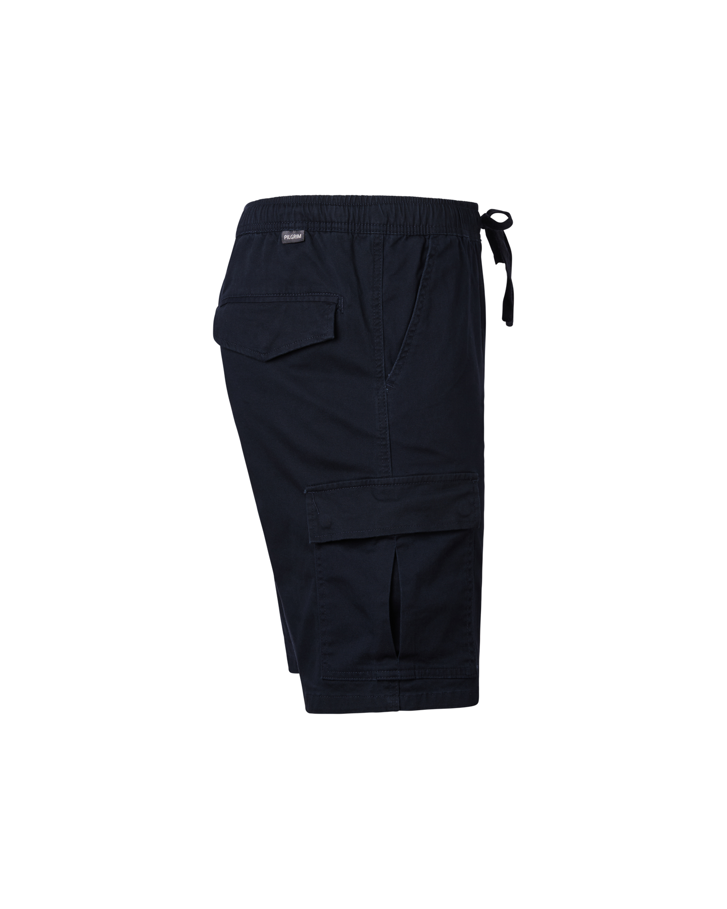 Elastic Waist Cargo Short - Navy