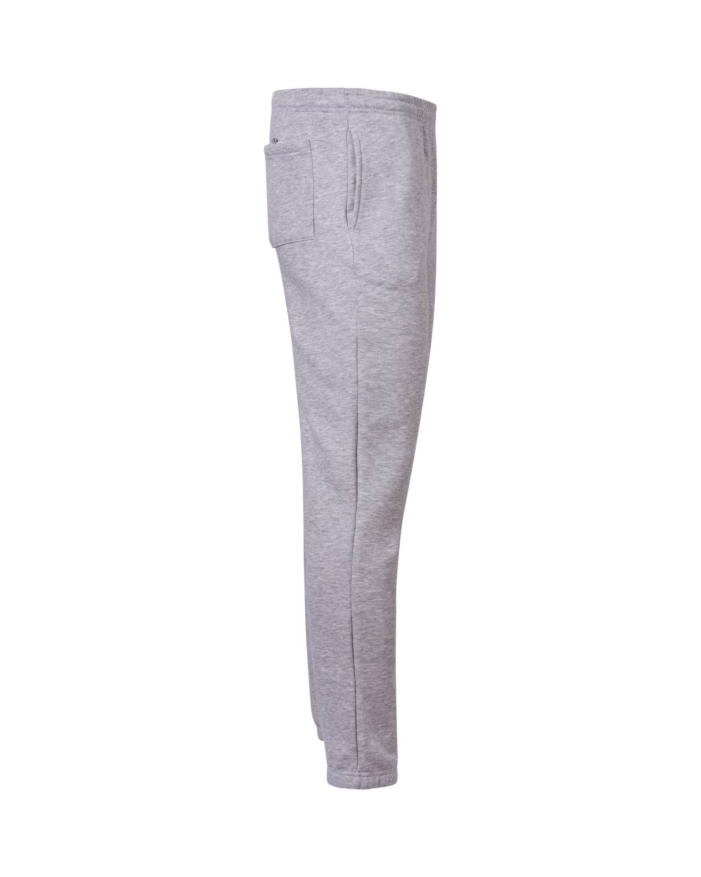 Mens Elastic Waist Trackpant - Light Grey Marle