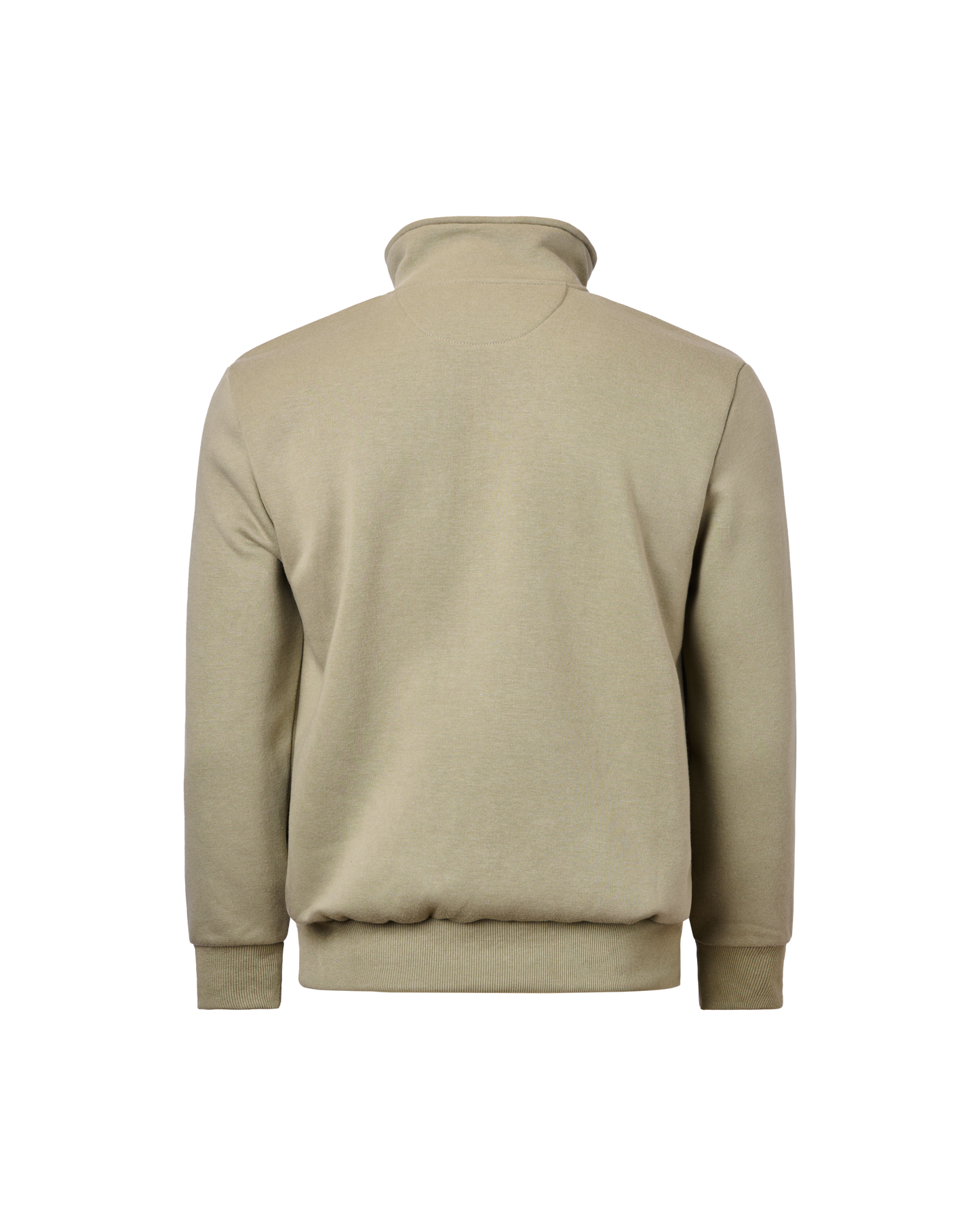 Mens Quarter Zip Fleece Top - Olive
