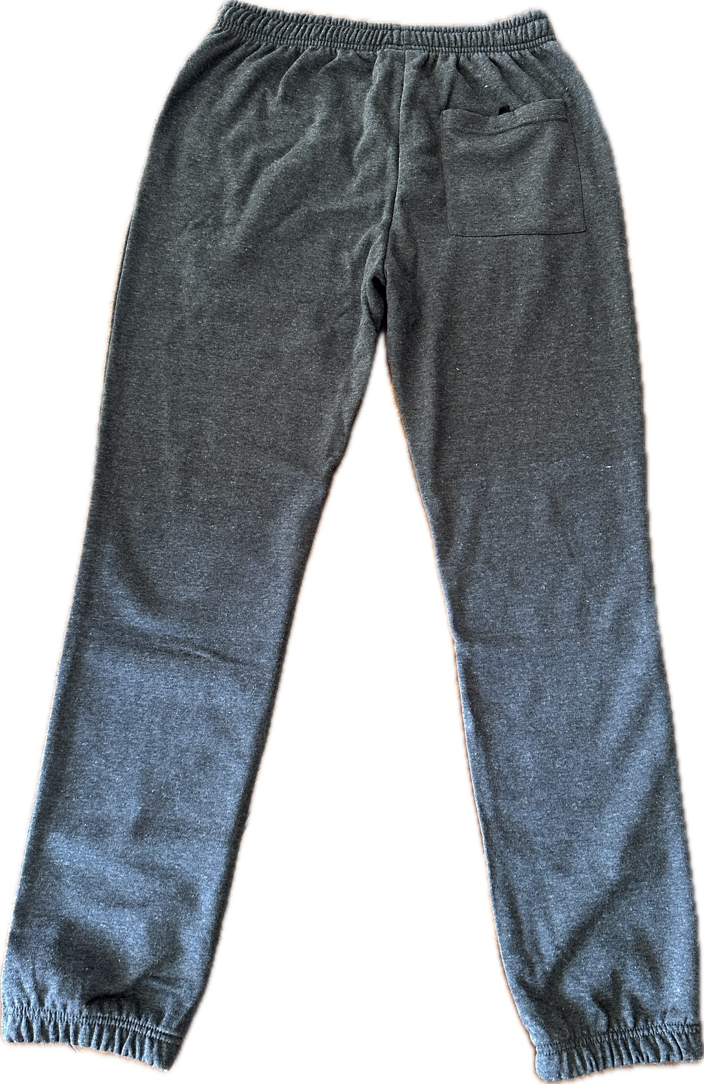 Mens Elastic Waist Trackpant - Charcoal Marle