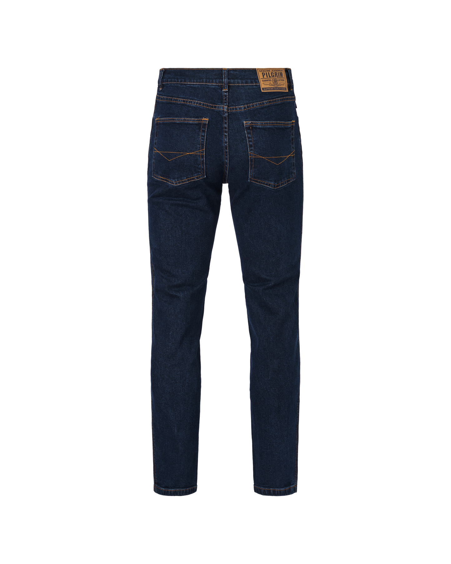 Mens 5 Pocket Western Jean, Non-stretch, Regular Leg, Indigo Stonewash