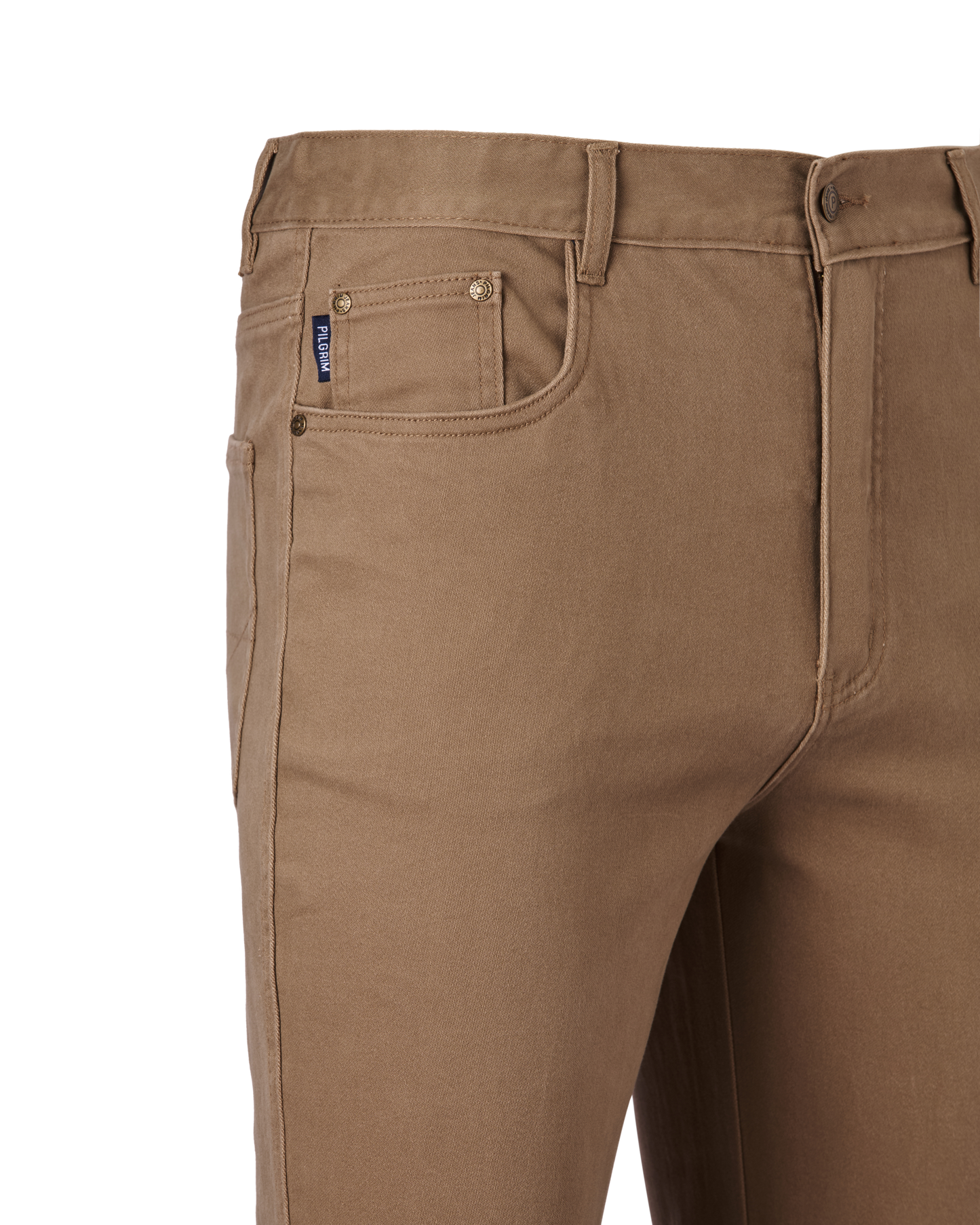 Mens 5 Pocket Western Moleskin Jean, Regular Fit, Short Leg, Acorn