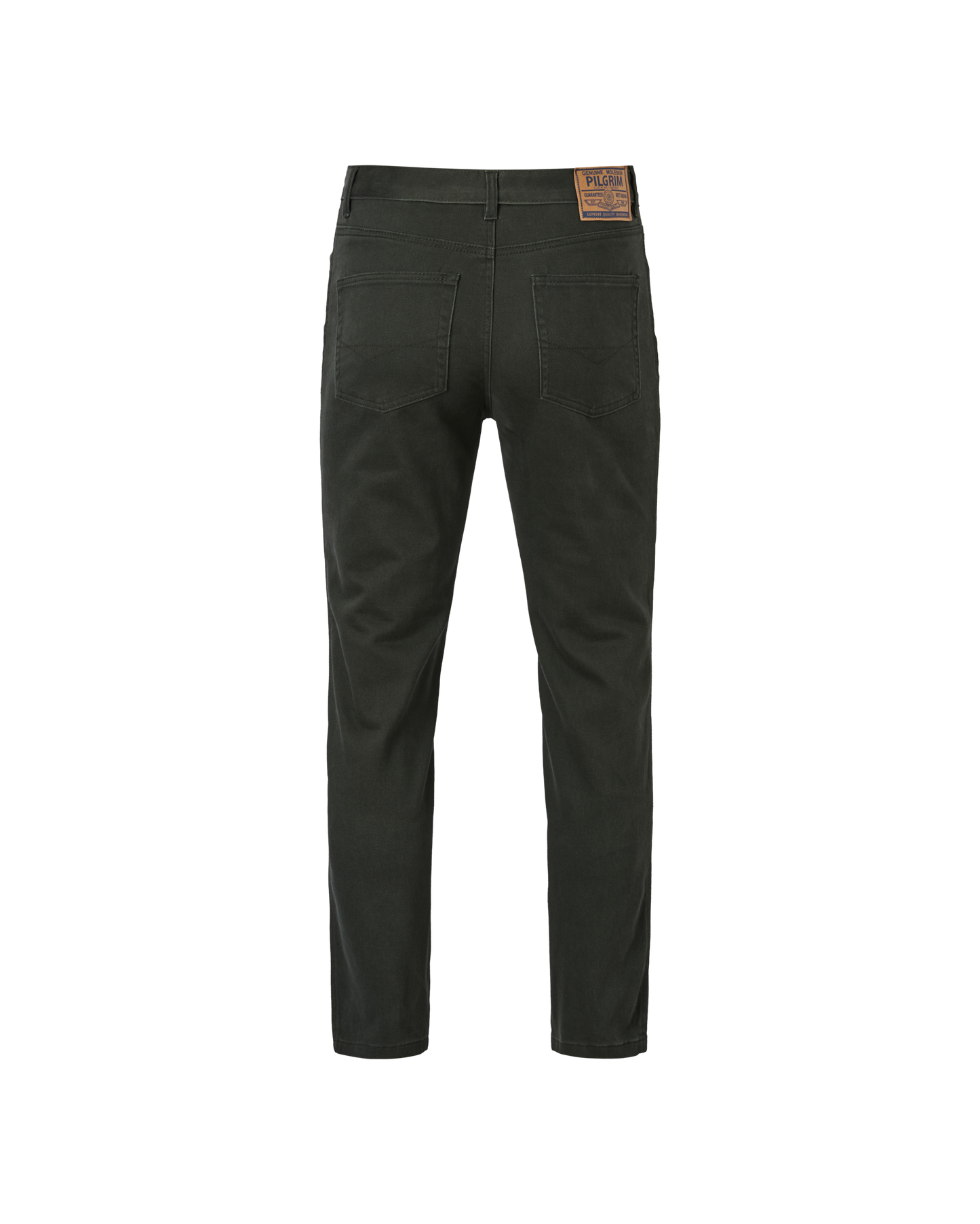 Mens 5 Pocket Western Moleskin Jean, Regular Fit, Short Leg, Olive