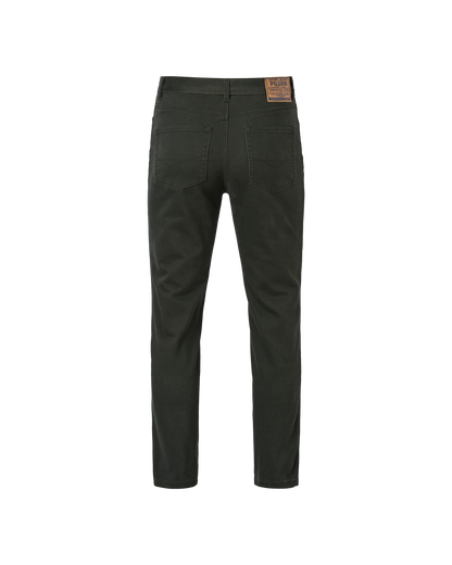 Mens 5 Pocket Western Moleskin Jean, Regular Fit, Regular Leg, Olive