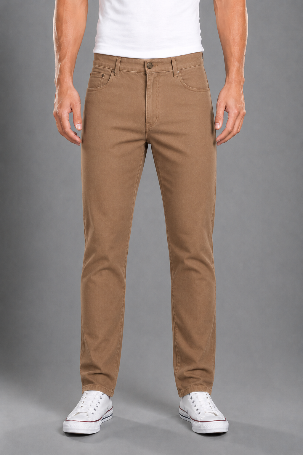 Mens 5 Pocket Western Moleskin Jean, Regular Fit, Short Leg, Acorn