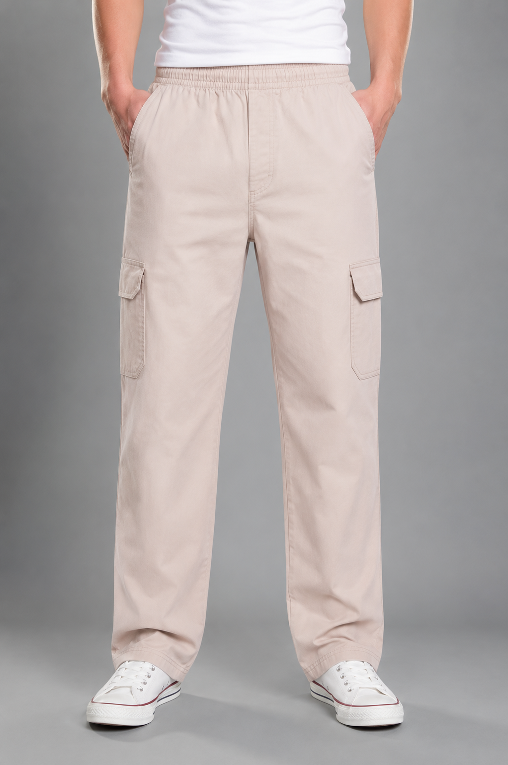 Mens Cargo Beach Pant - Stone
