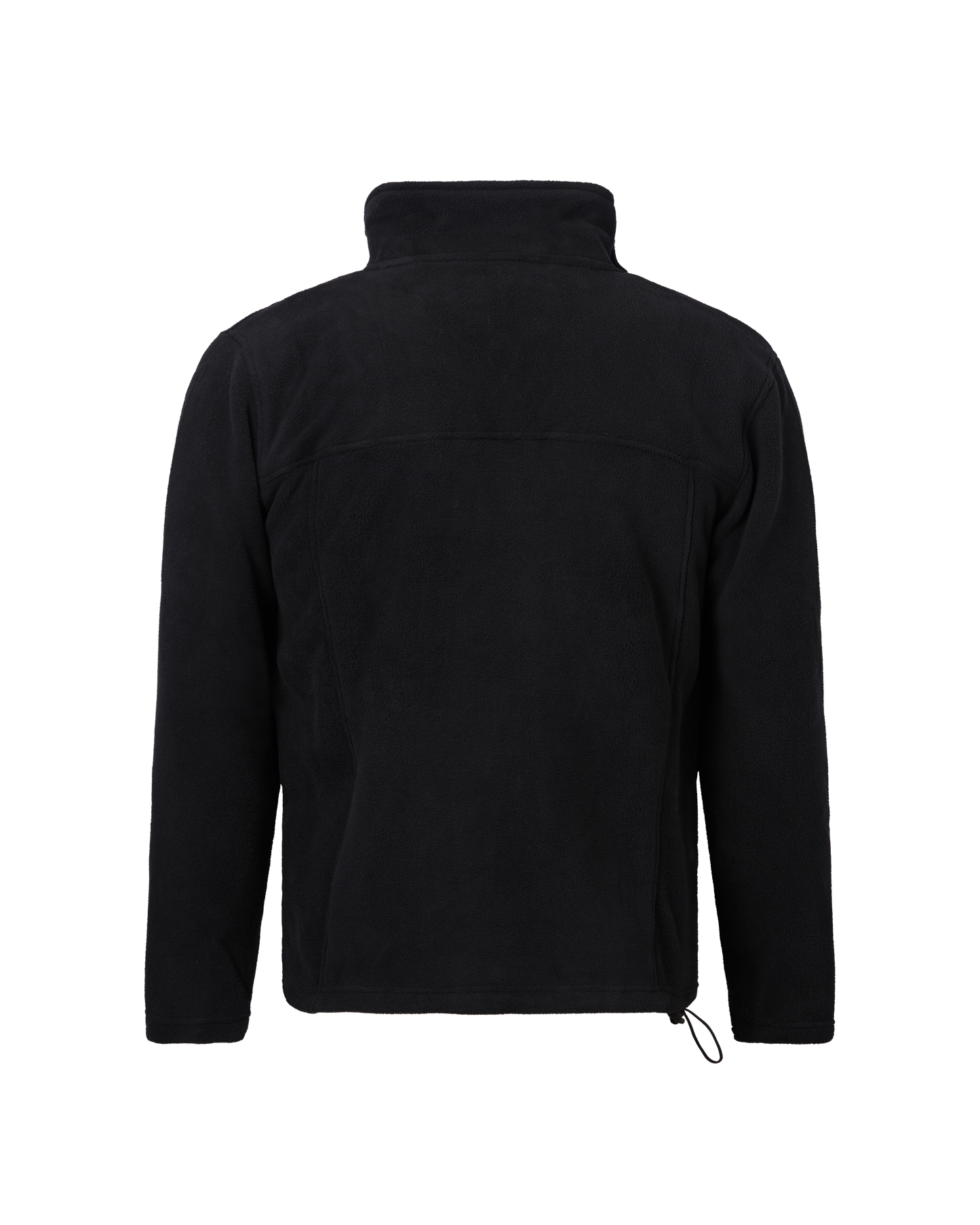 Mens Full Zip Polar Fleece Jacket - Black