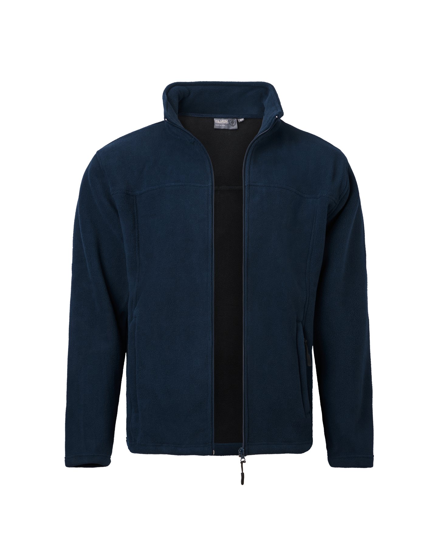 Mens Full Zip Polar Fleece Jacket - Navy