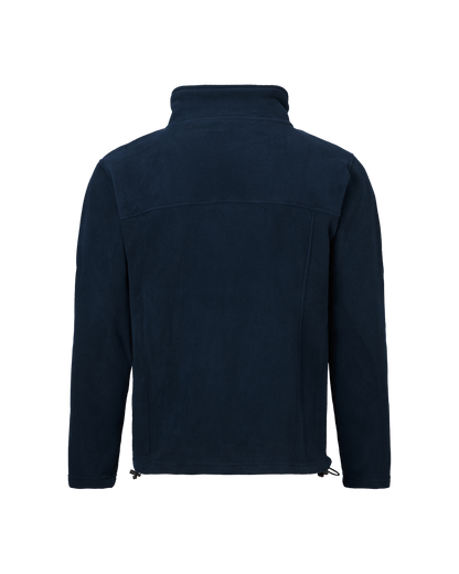 Mens Full Zip Polar Fleece Jacket - Navy