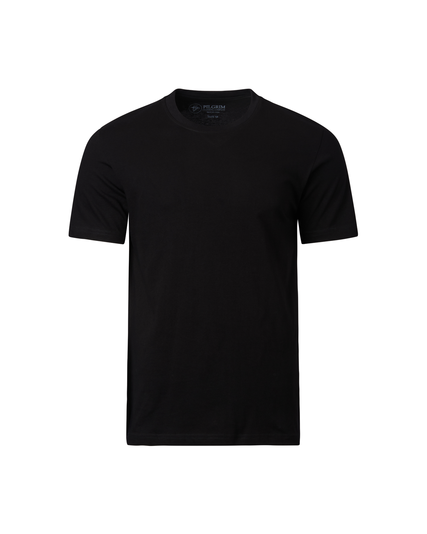 Crew Neck Tee Shirt - Black