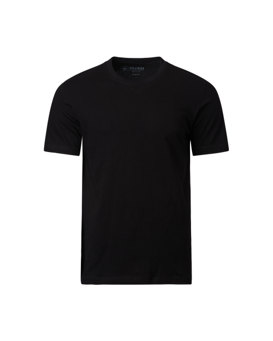 Crew Neck Tee Shirt - Black