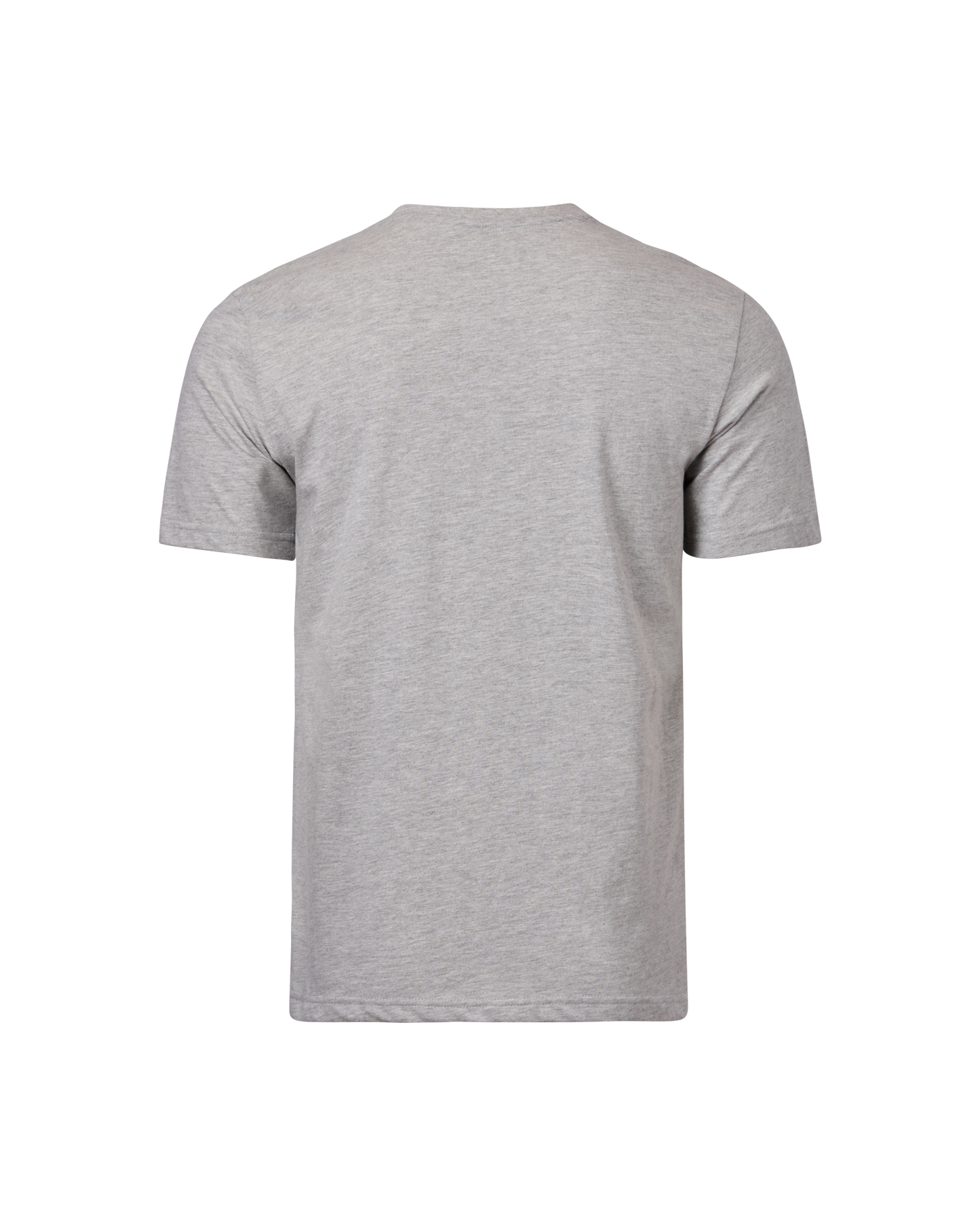 Crew Neck Tee Shirt - Grey Marle