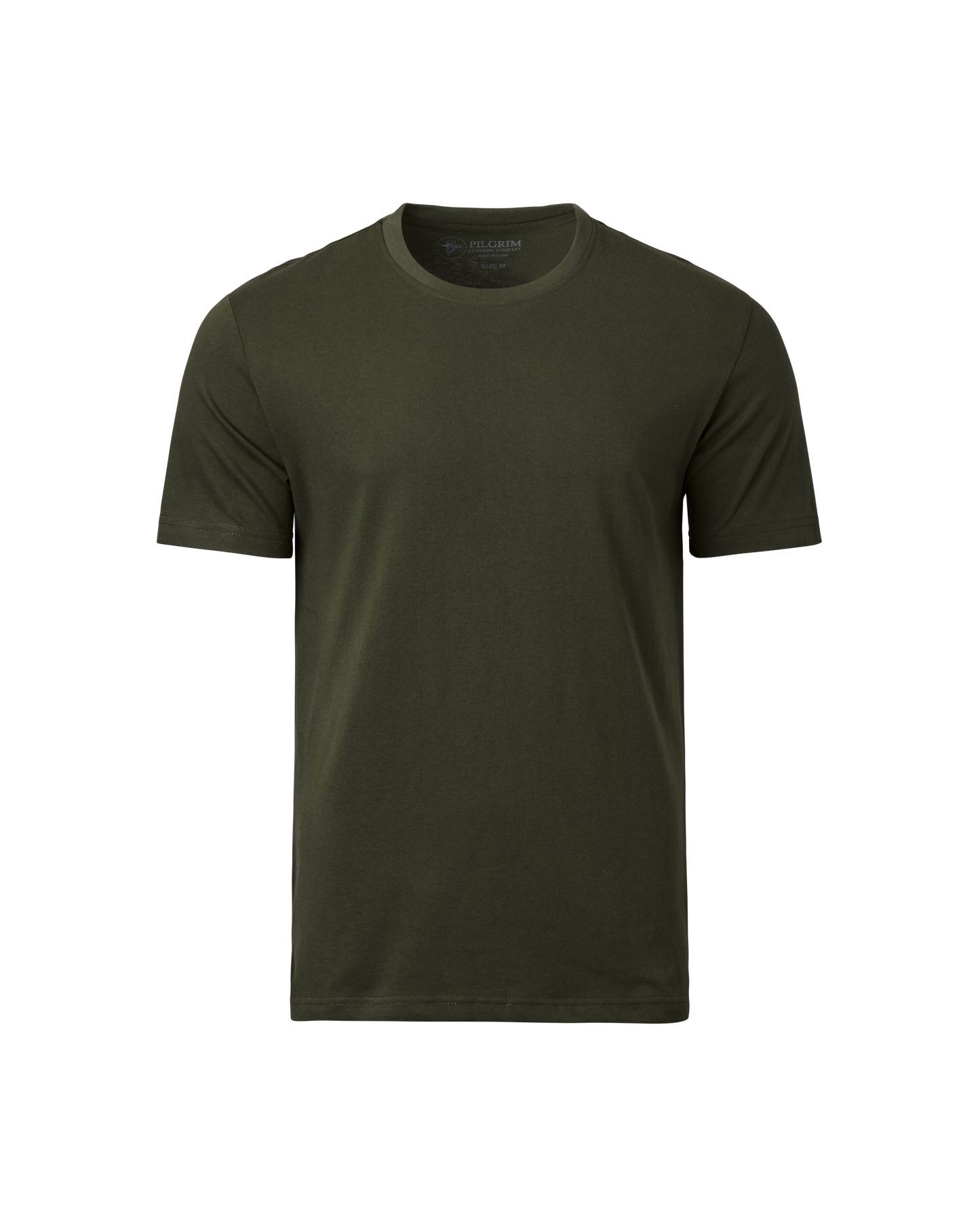 Crew Neck Tee Shirt - Khaki