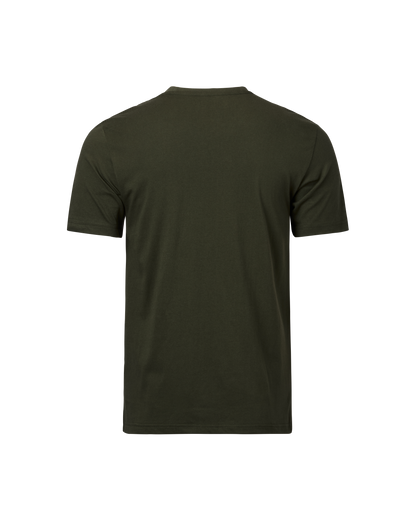 Crew Neck Tee Shirt - Khaki