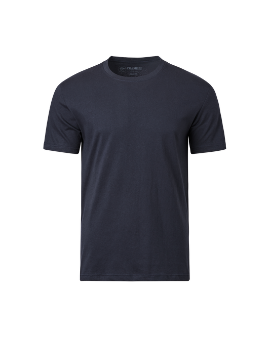 Crew Neck Tee Shirt - Navy