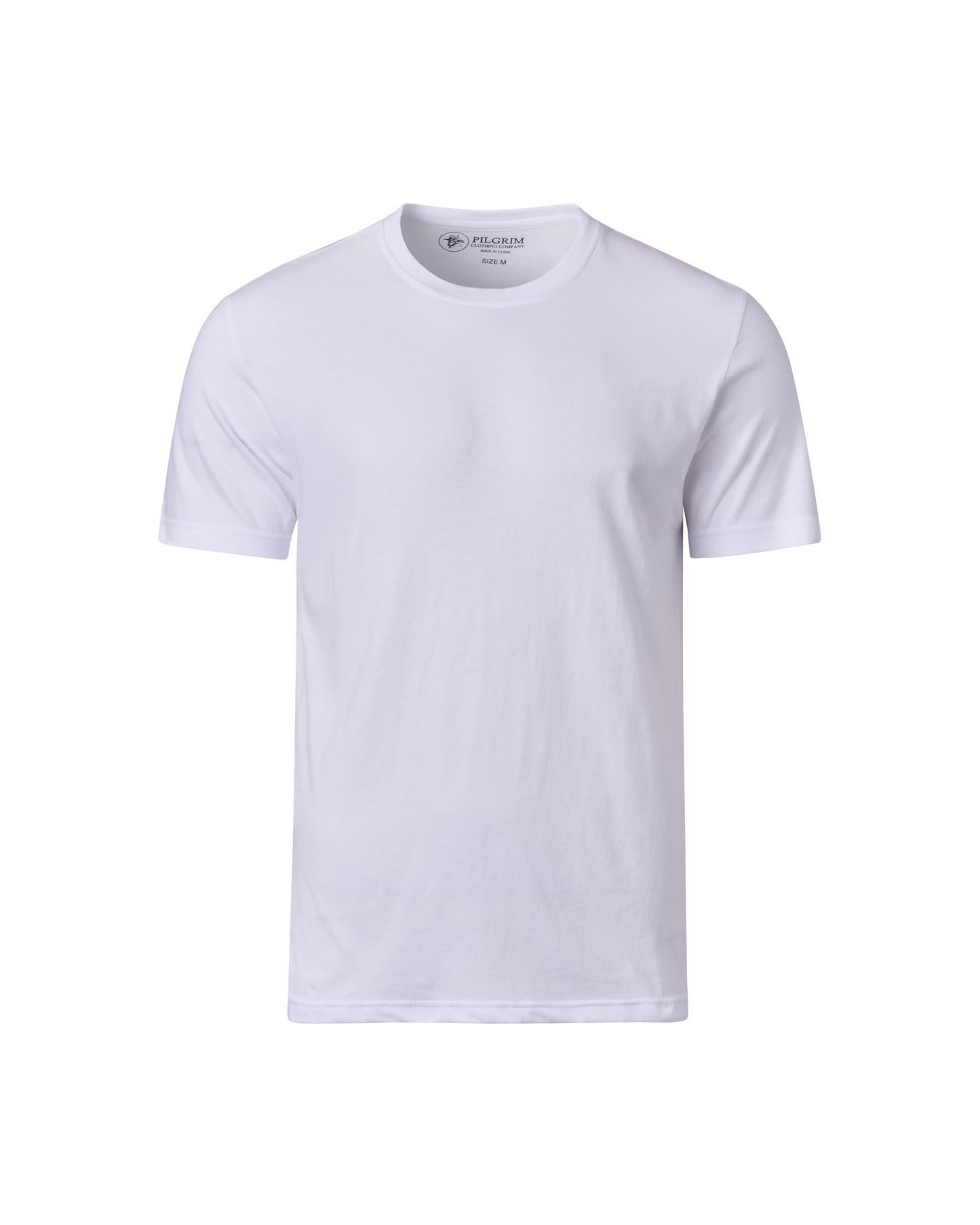 Crew Neck Tee Shirt - White
