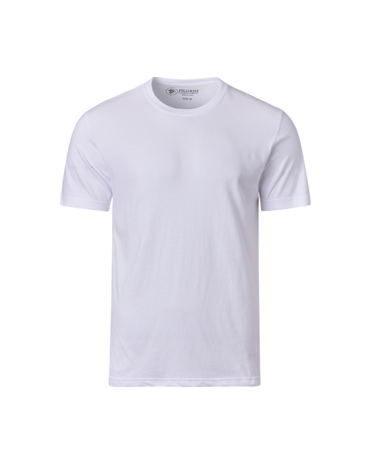 Crew Neck Tee Shirt - White