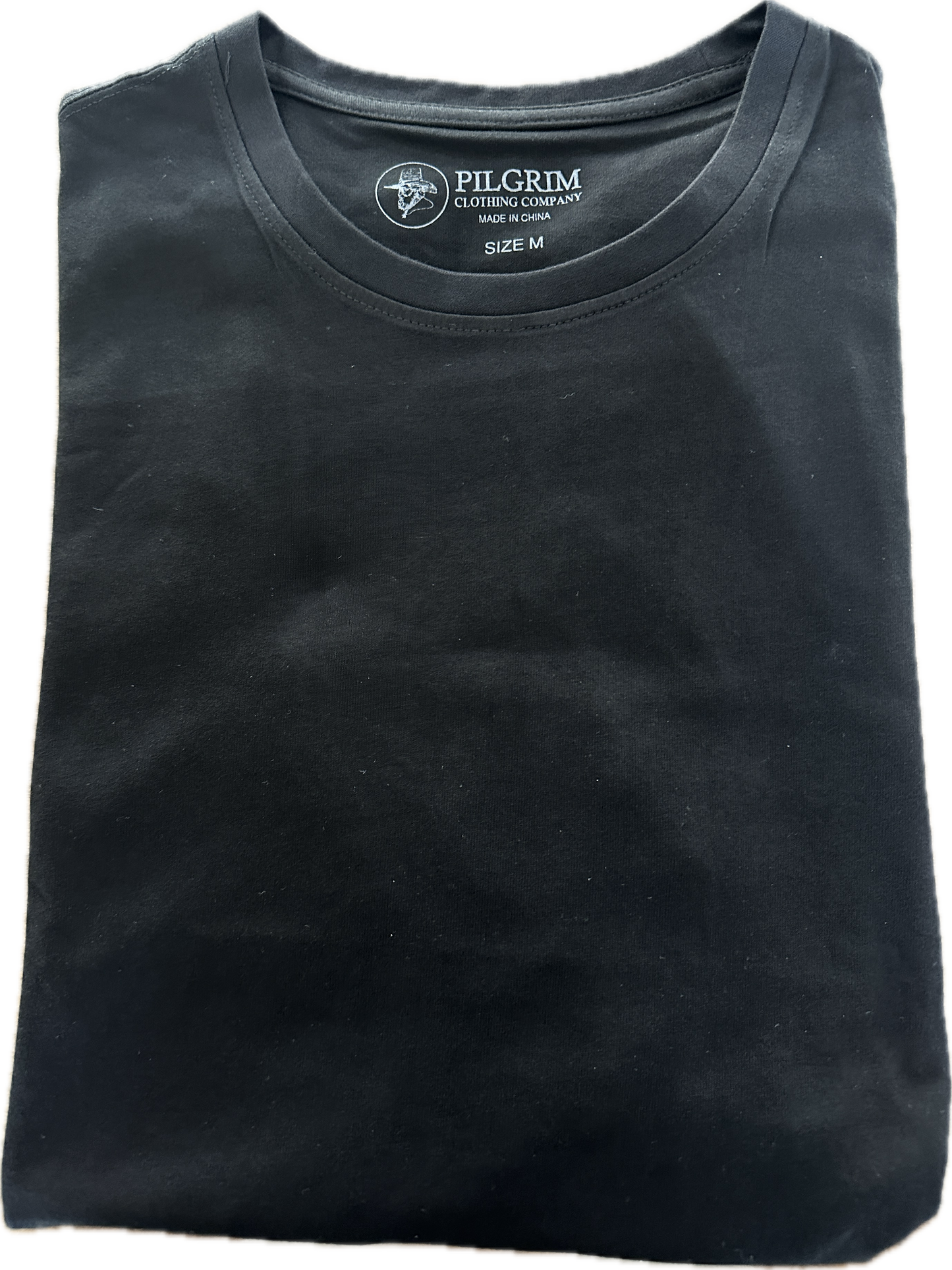 Crew Neck Tee Shirt - Black