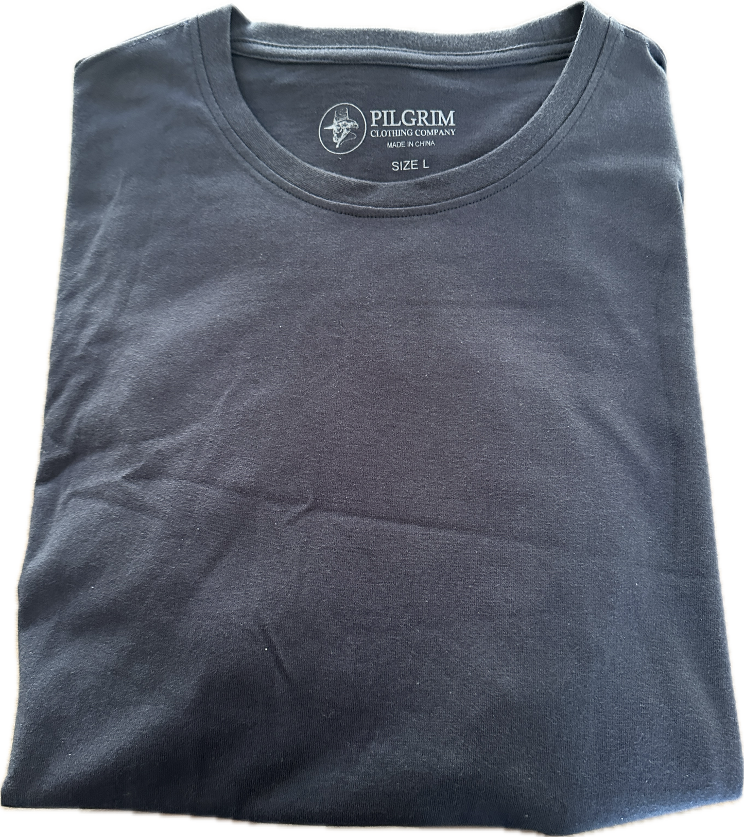 Crew Neck Tee Shirt - Navy