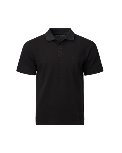 3 Button Polo - Black