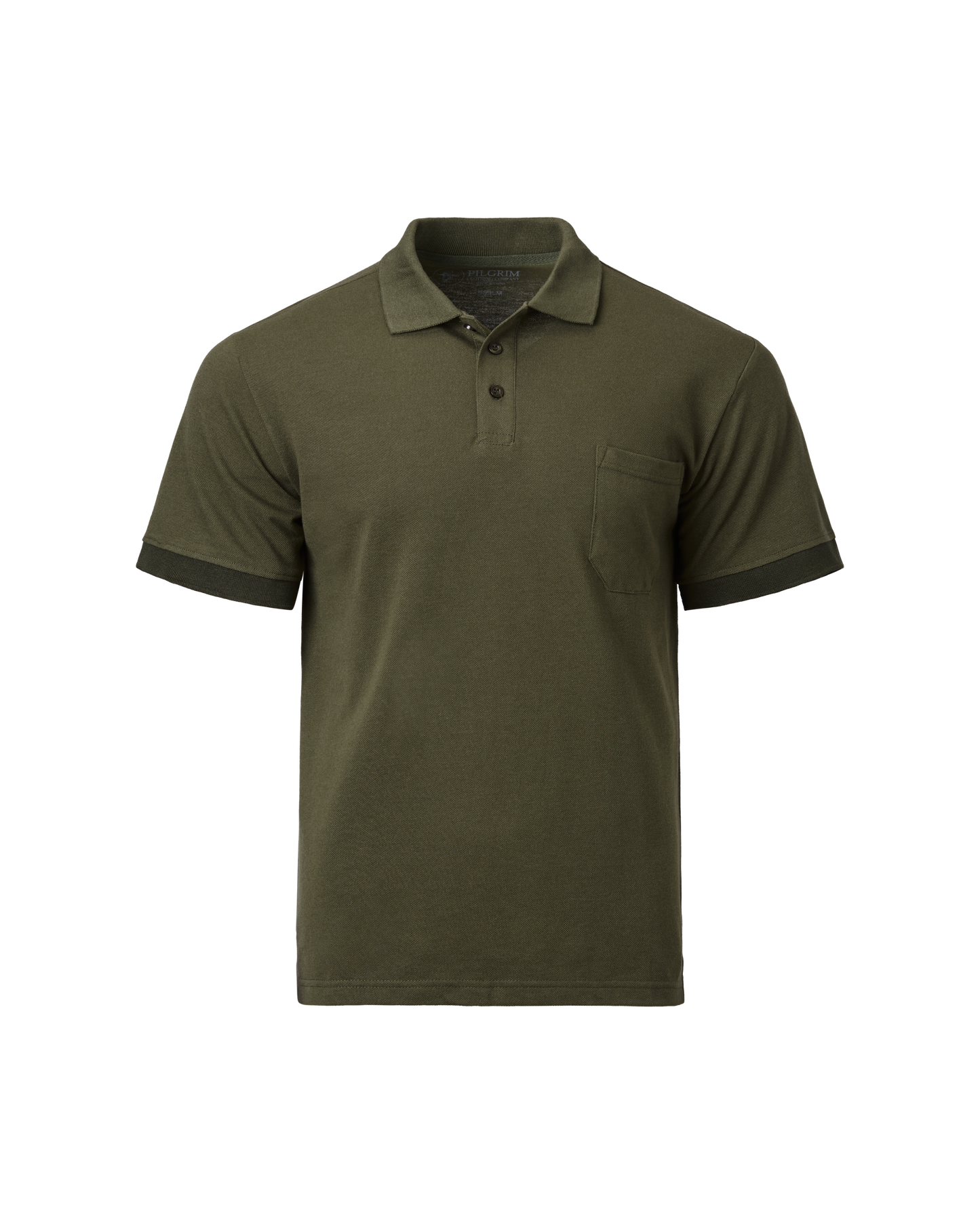 3 button Polo - Khaki