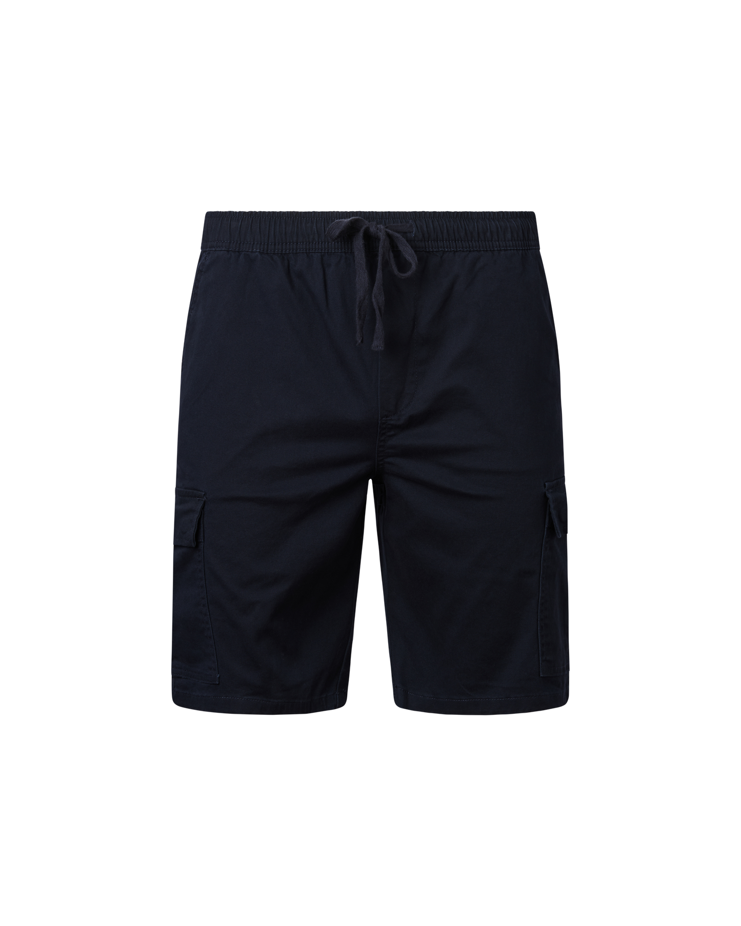 Elastic Waist Cargo Short - Navy