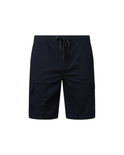 Elastic Waist Cargo Short - Navy