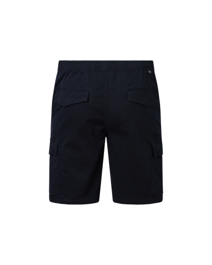 Elastic Waist Cargo Short - Navy