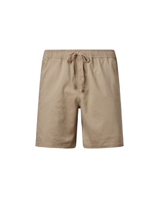 Elastic Waist Short - Stone