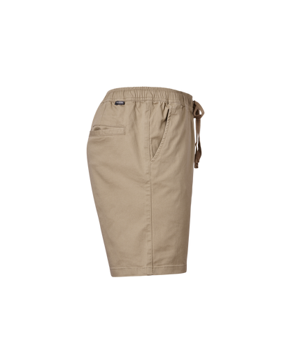 Elastic Waist Short - Stone