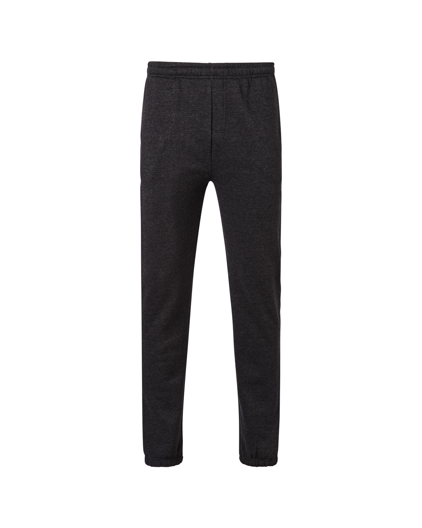 Mens Elastic Waist Trackpant - Charcoal Marle