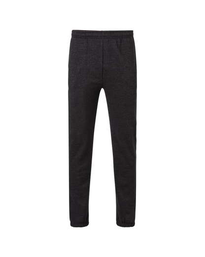 Mens Elastic Waist Trackpant - Charcoal Marle