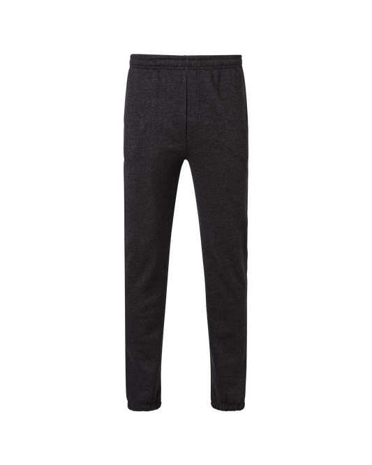 Mens Elastic Waist Trackpant - Charcoal Marle
