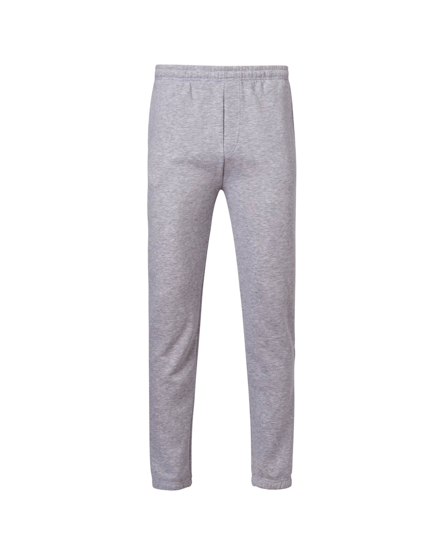 Mens Elastic Waist Trackpant - Light Grey Marle