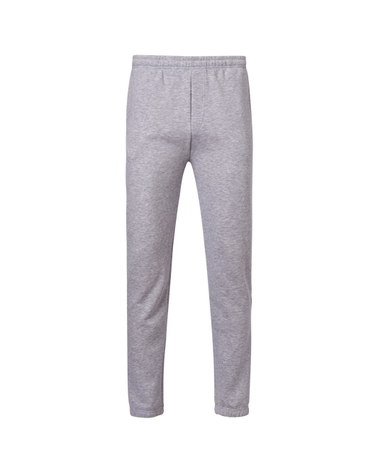 Mens Elastic Waist Trackpant - Light Grey Marle
