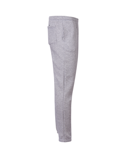 Mens Elastic Waist Trackpant - Light Grey Marle