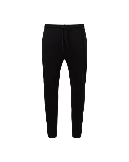 Mens Elastic Waist Trackpant - Black