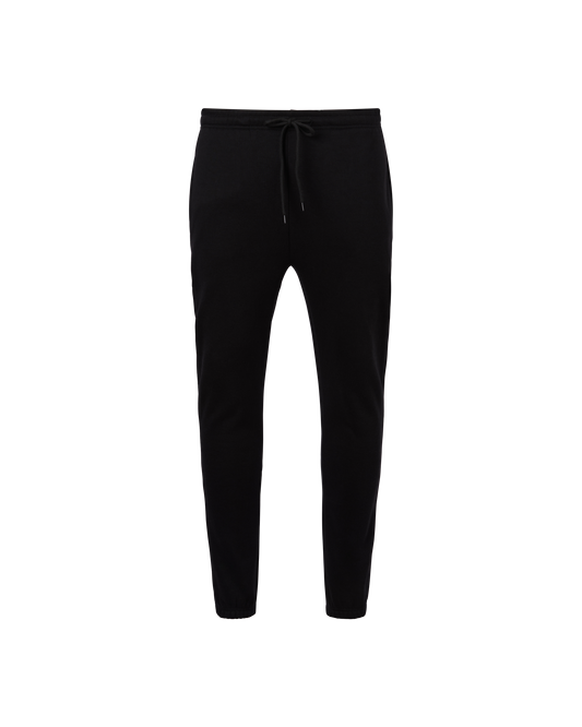 Mens Elastic Waist Trackpant - Black