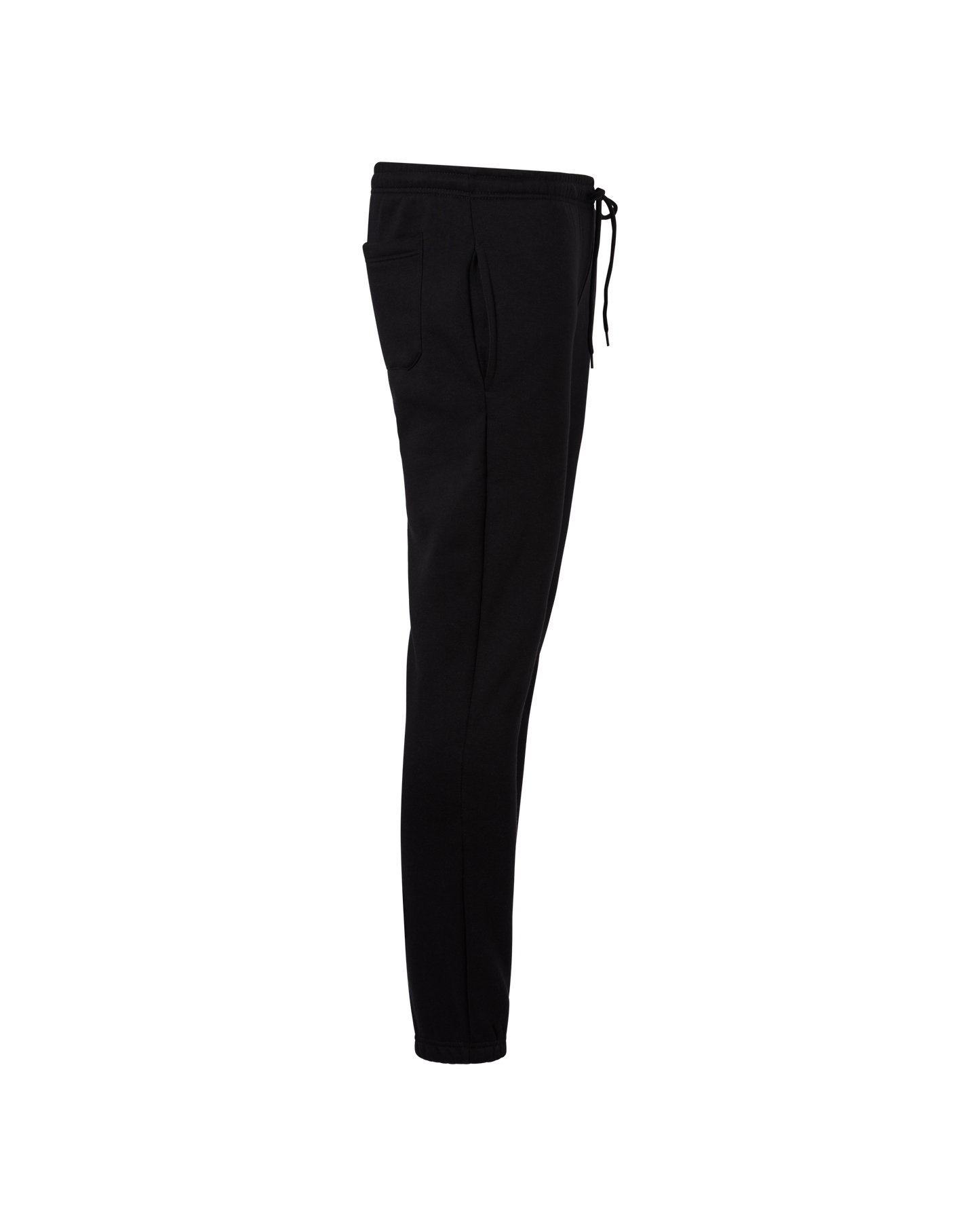 Mens Elastic Waist Trackpant - Black