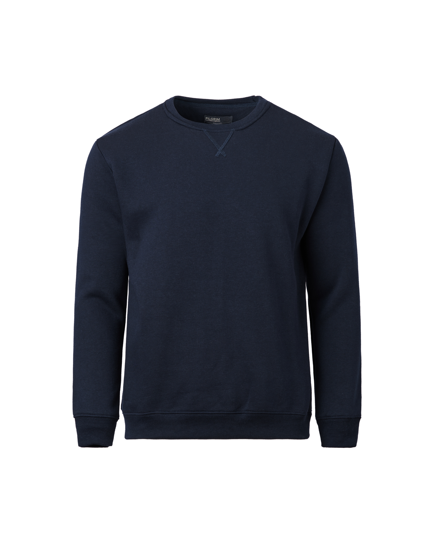 Mens Crew Fleece Neck Top - Navy
