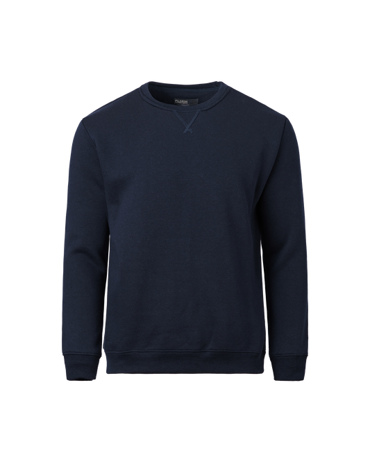 Mens Crew Fleece Neck Top - Navy