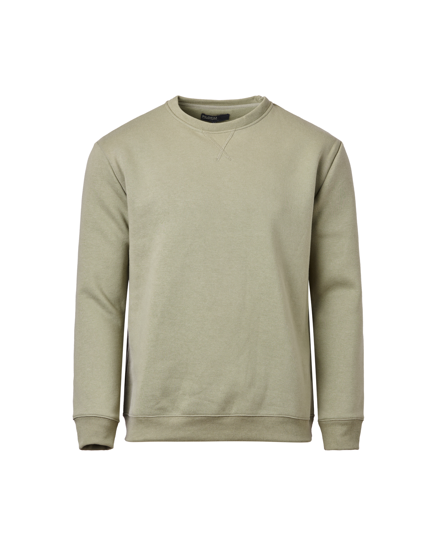 Mens Crew Fleece Neck Top - Olive