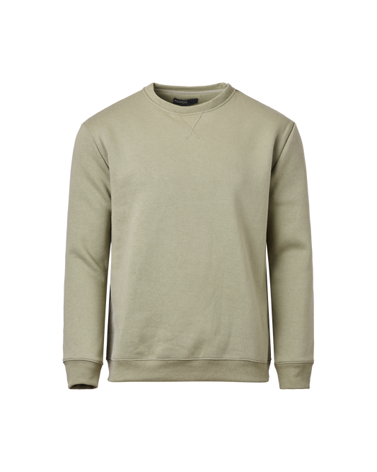 Mens Crew Fleece Neck Top - Olive