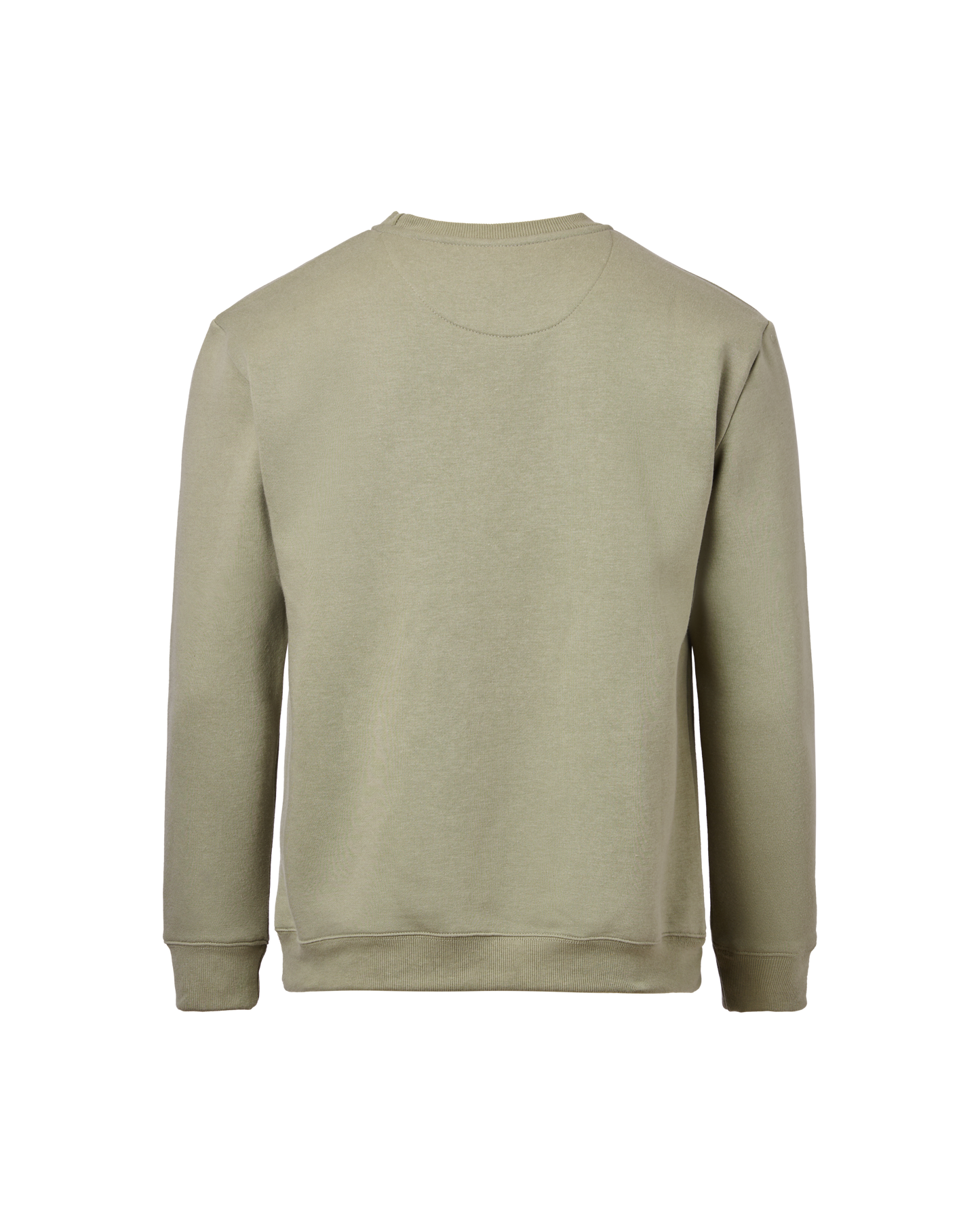 Mens Crew Fleece Neck Top - Olive