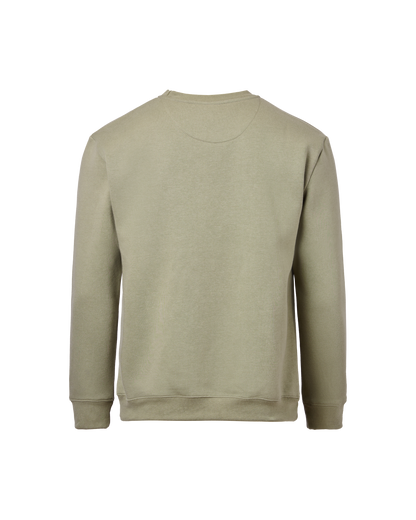 Mens Crew Fleece Neck Top - Olive