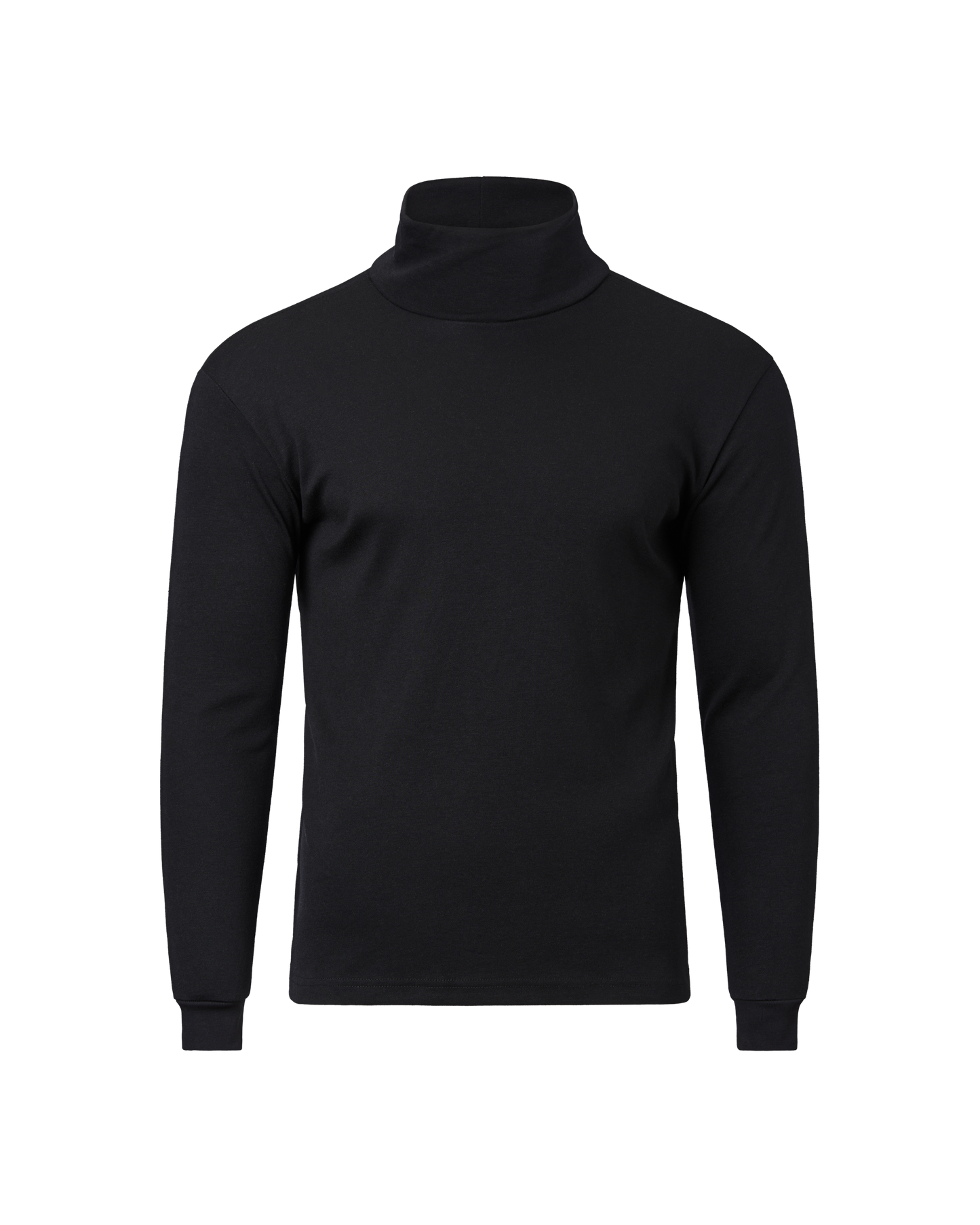 Mens Long Sleeve Skivvy - Black