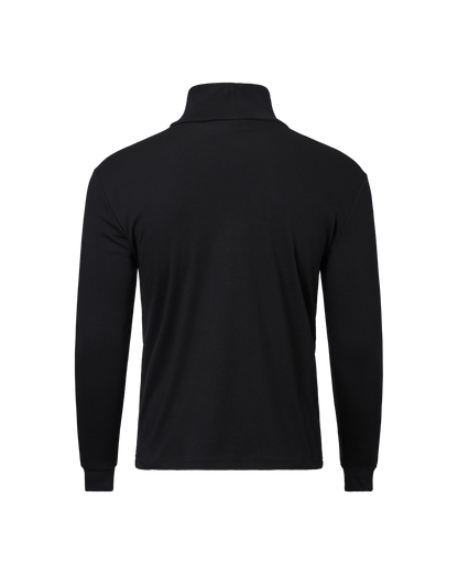 Mens Long Sleeve Skivvy - Black