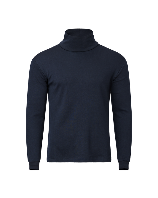 Mens Long Sleeve Skivvy - Navy