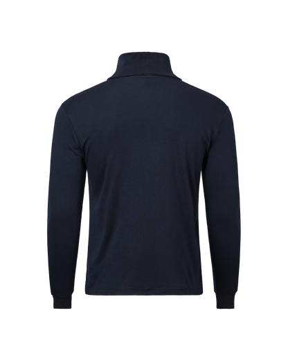 Mens Long Sleeve Skivvy - Navy